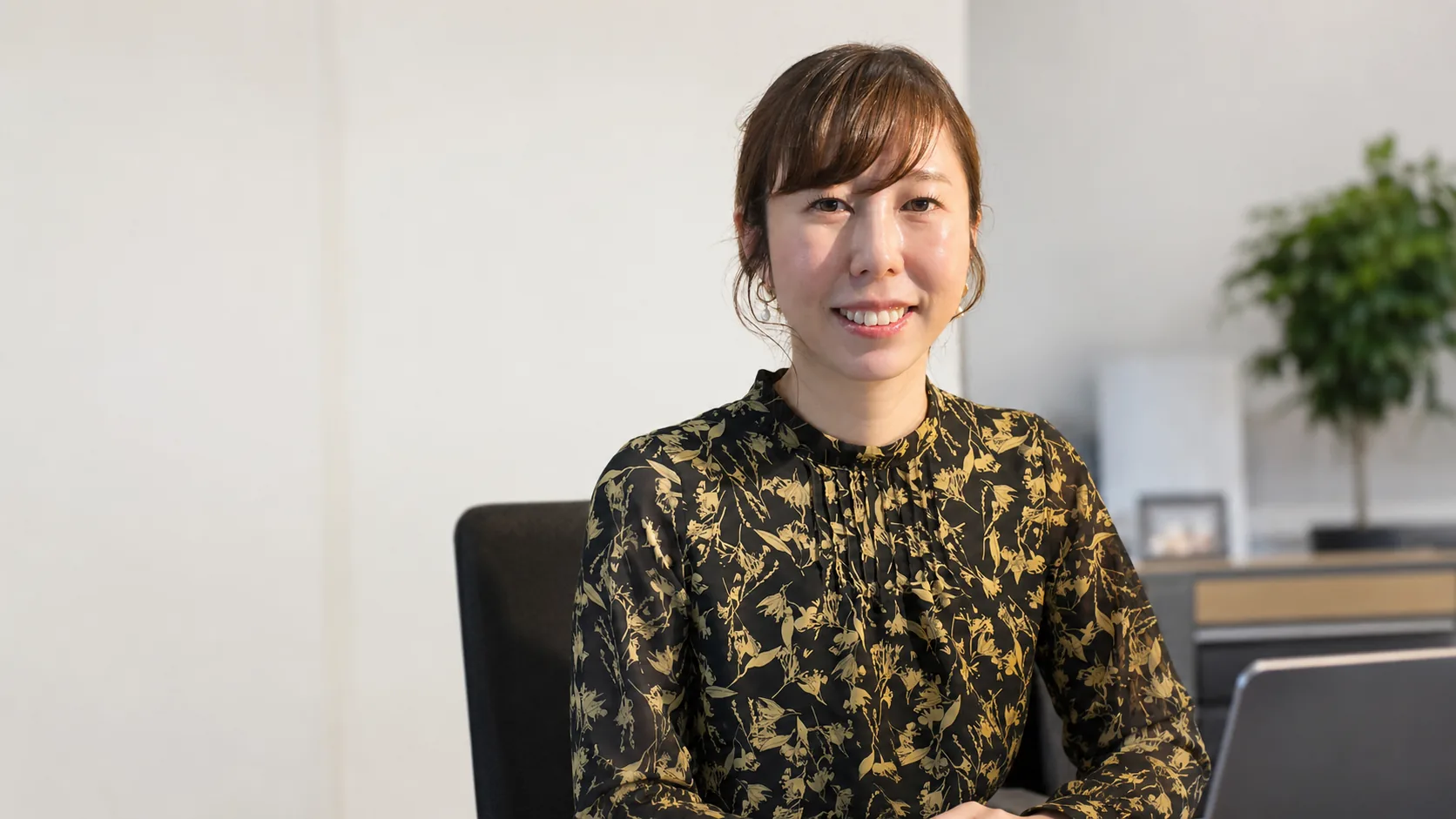 南 詩織の採用インタビュー写真
