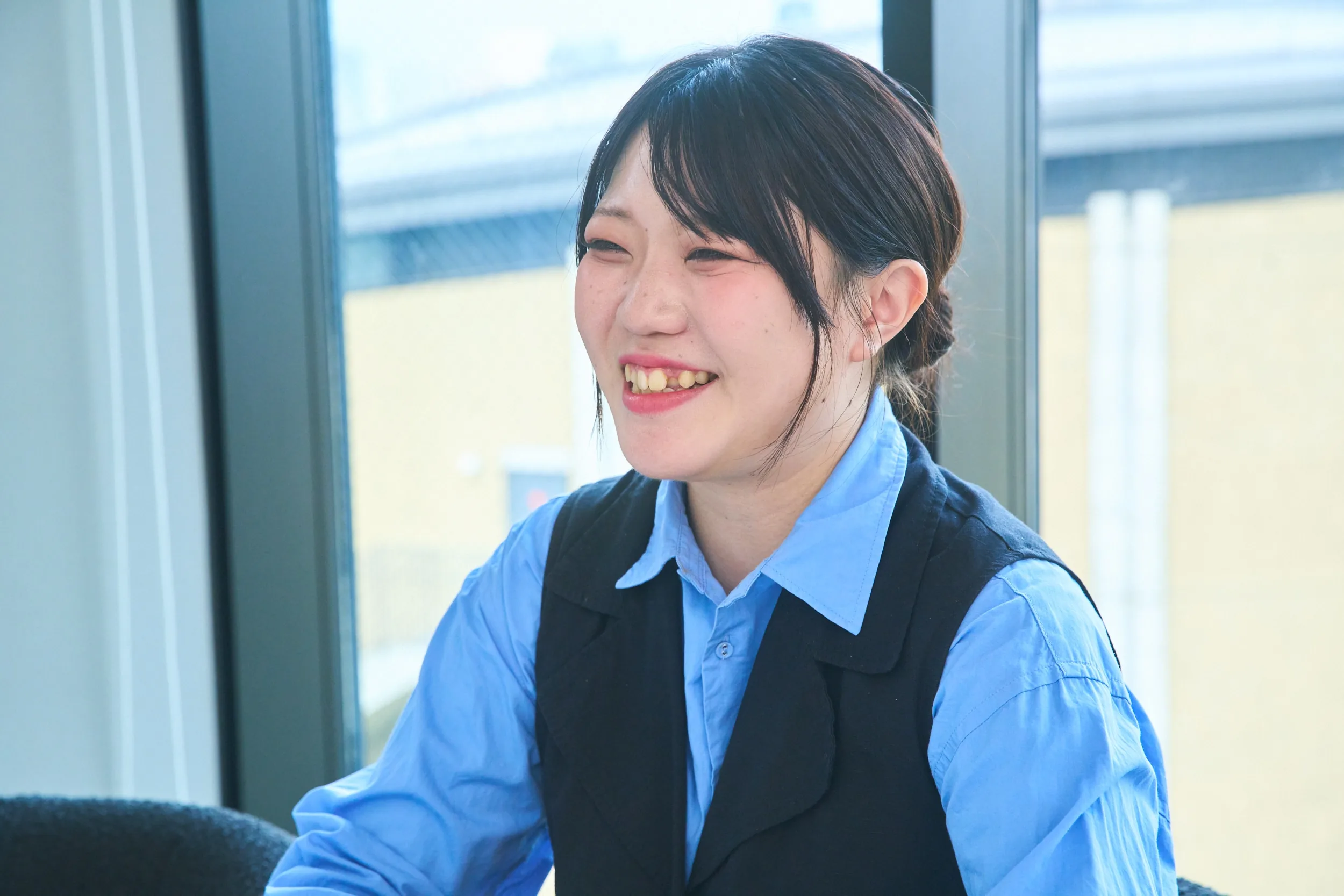 株式会社プロパゲートの採用インタビューで制作ディレクションについて話す様子