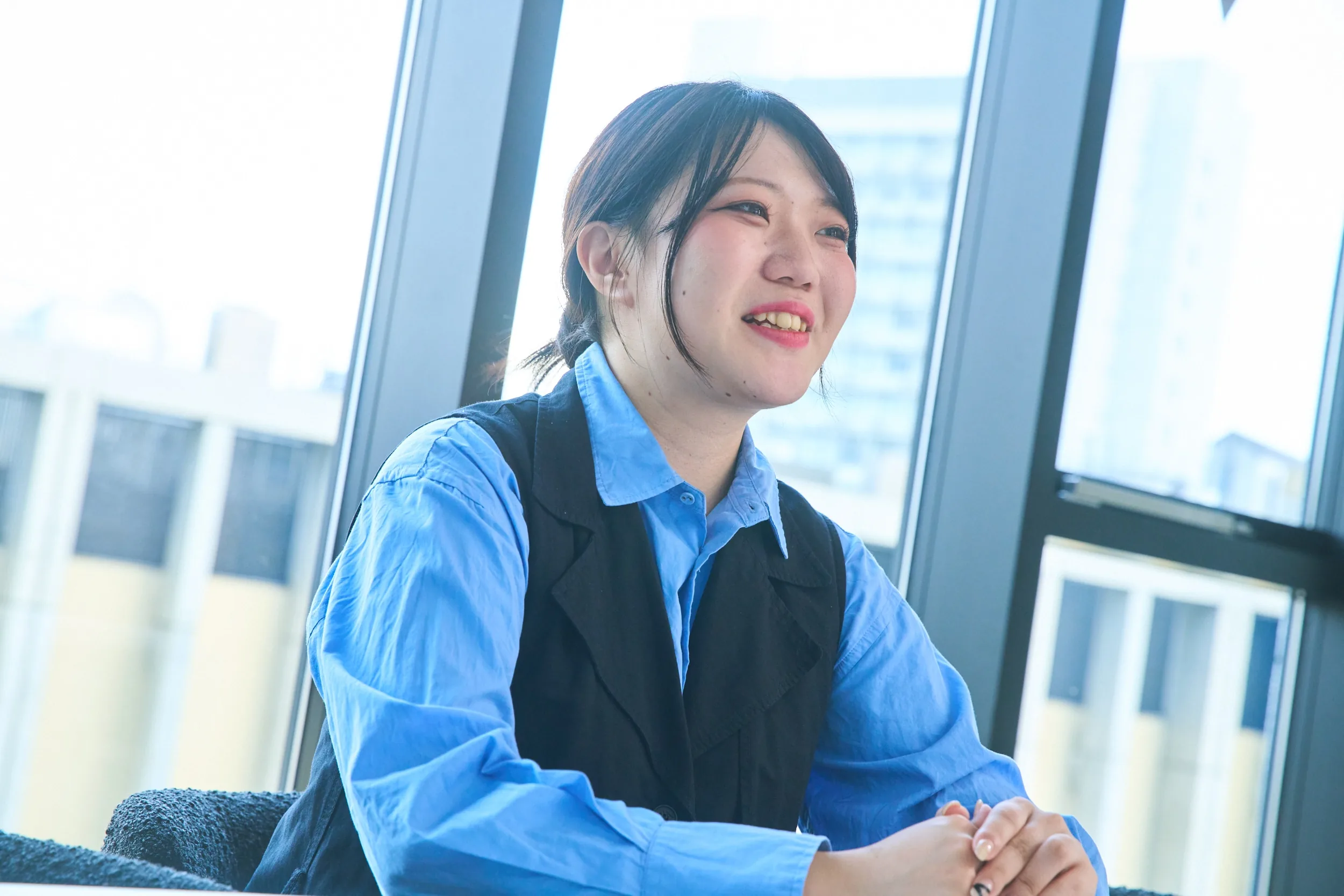 株式会社プロパゲートの採用インタビューで統括としての経験を語る様子