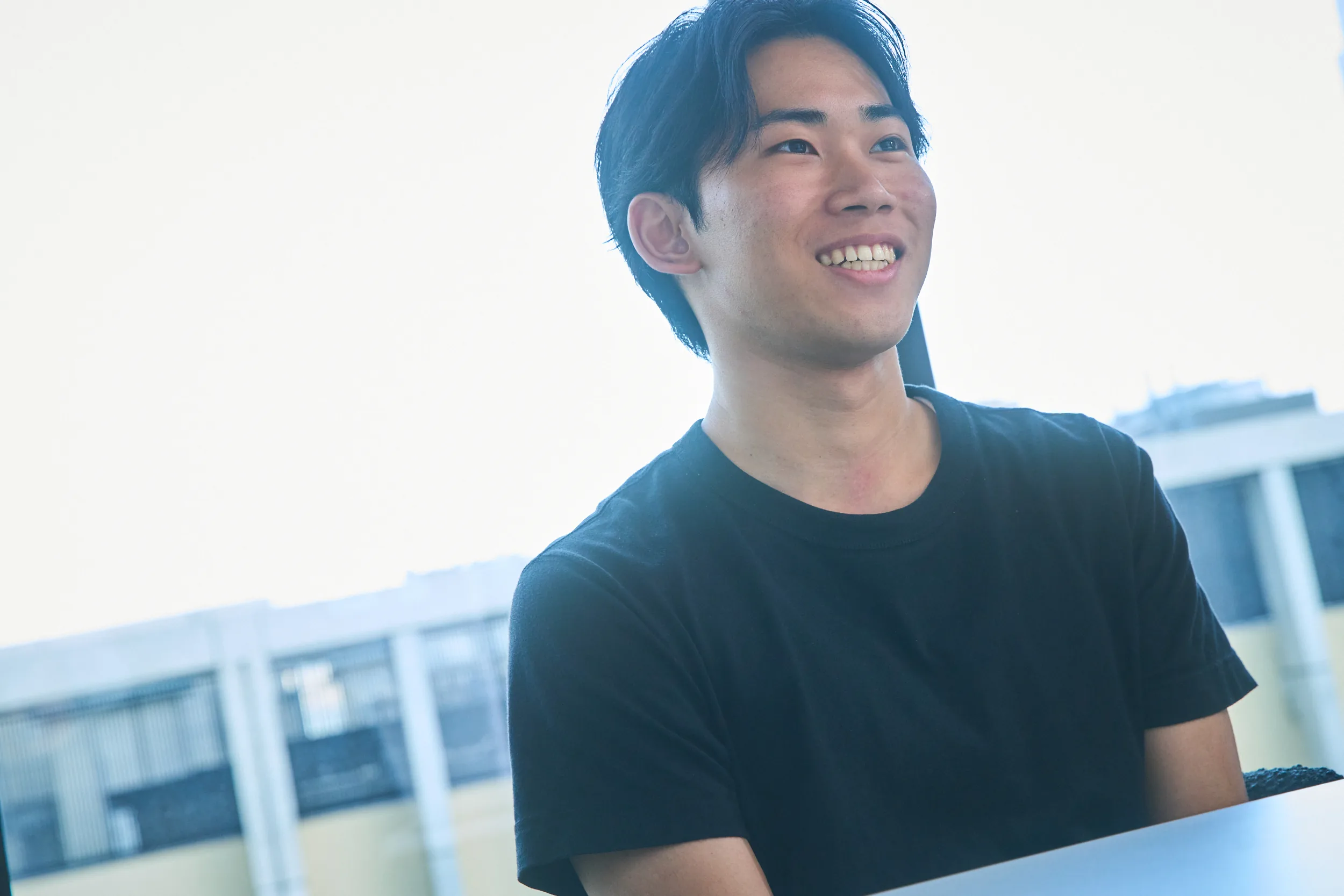 中村 茅斗が今後の挑戦について話す様子